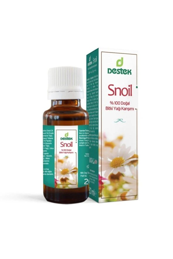 Destek Snoil Doğal Bitki Yağı 20 Ml