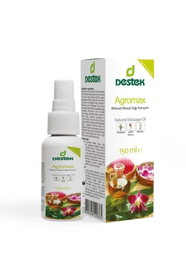 Destek - Agromax Bitkisel Masaj Yağı Karışımı 150ml - 1