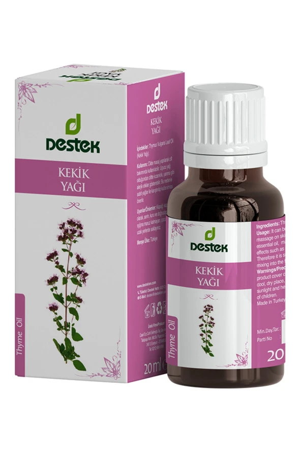Destek Kekik Yağı 20 ml (Karvakrol/Carvacrol İçerir)