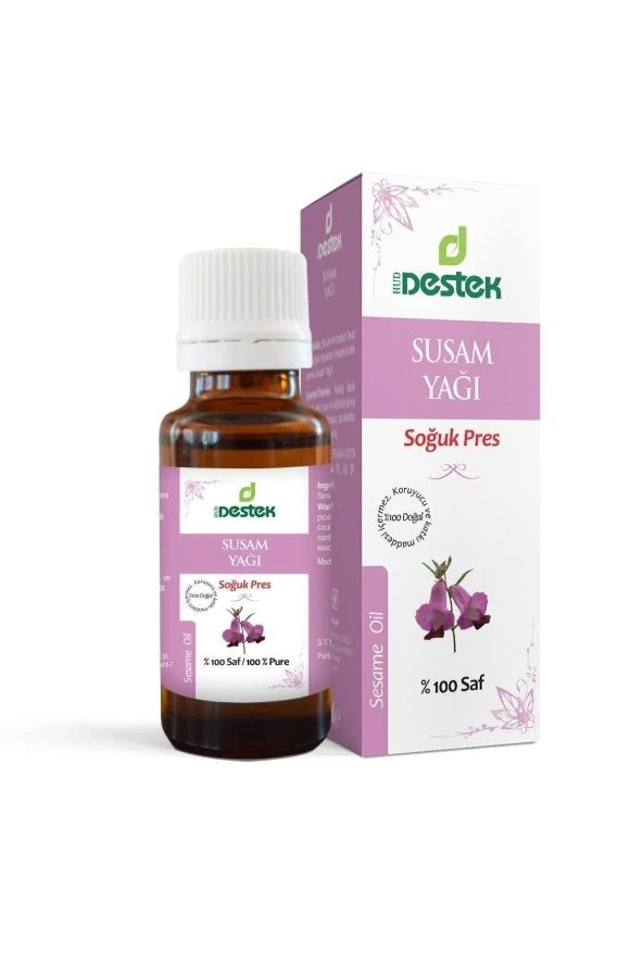 Destek Susam Yağı (SOĞUK PRES) 50 ml