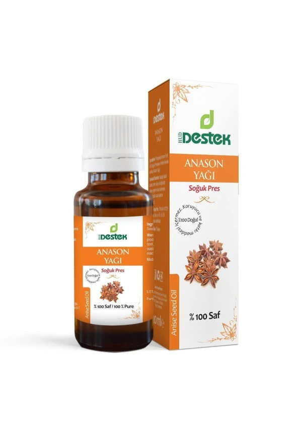 Destek Anason Yağı (Soğuk Pres) 20 ml