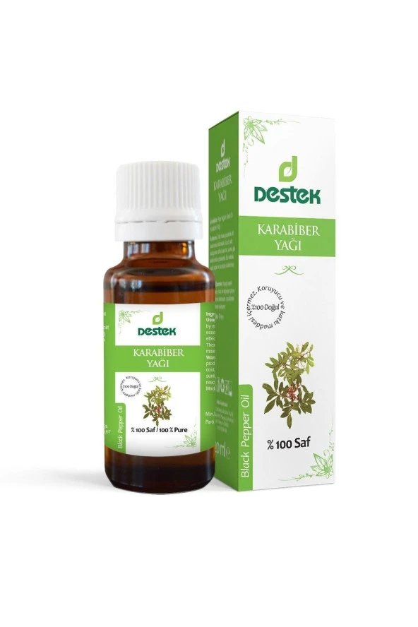 Destek Karabiber Yağı (Soğuk Pres) 20 ml