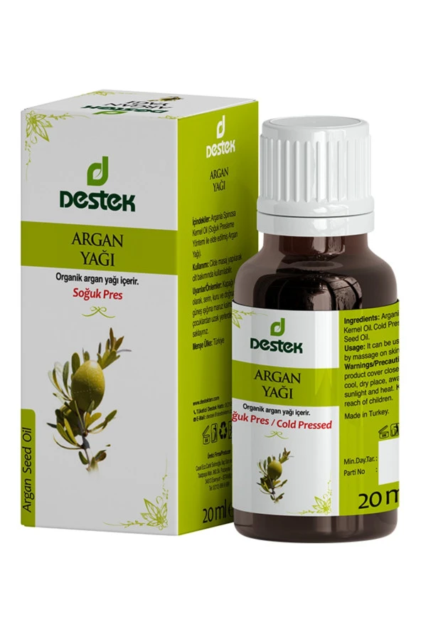 Destek Argan Yağı (soğuk Pres) 20 Ml - 1
