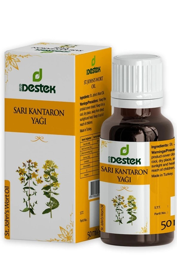 Destek Sarı Kantaron Yağı 50 Ml