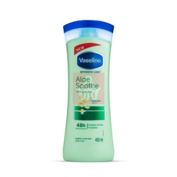 Vaseline Vücut Losyonu 400 ml Aloe Soothe Aloe Vera Özlü