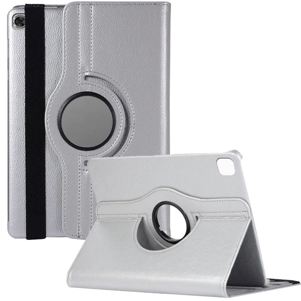 Lenovo Tab M10 Plus TB 125FU 3 Nesil Uyumlu Döner Standlı Tablet Kılıfı - Resim 8