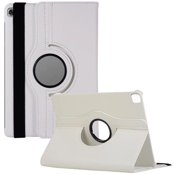 Lenovo Tab M10 Plus TB 125FU 3 Nesil Uyumlu Döner Standlı Tablet Kılıfı - Resim 10