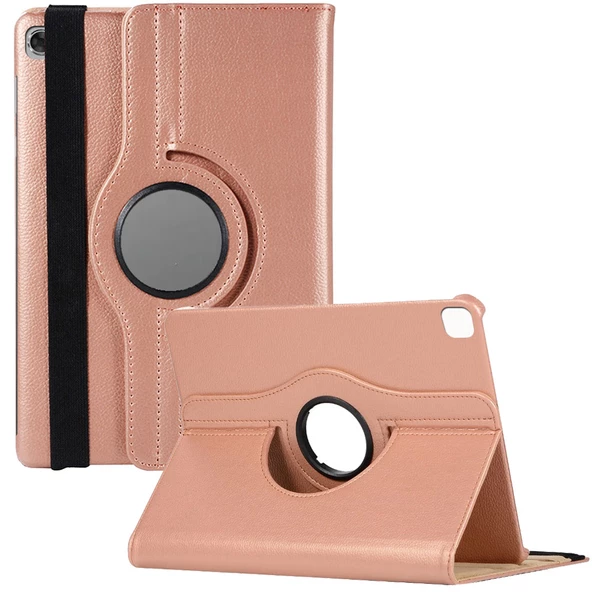 Lenovo Tab M10 Plus TB 125FU 3 Nesil Uyumlu Döner Standlı Tablet Kılıfı - Resim 2