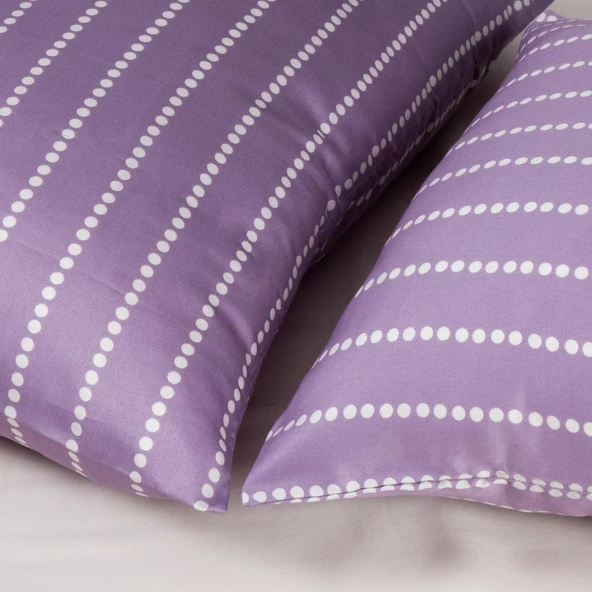 DİJİTAL SATEN ÇİFT KİŞİLİK NEVRESİM TAKIMI LİLYA - Resim 4