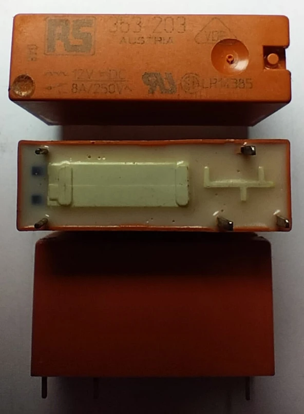 12V 8A Tek Kontak Röle Lr14385 - Resim 3