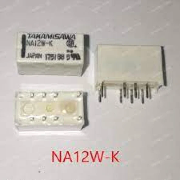 12 V Çift Kontak Röle - Na12W-K - Resim 2