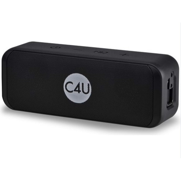 C4U Bluetooth Hoparlör - 10W Stereo Ses - IPX7 Suya Dayanıklılık - Siyah - BHX20 - OUTLET