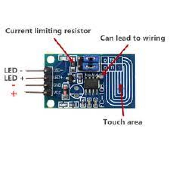 Kapasitif Dokunmatik Dimmer/Sabit Voltaj Led Kademesiz Karartma/P - Resim 5