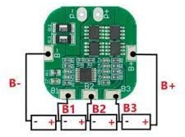 Gözelerelektronik-4S 20A Lityum Batarya Bms Balans Kartı ürün görseli 1