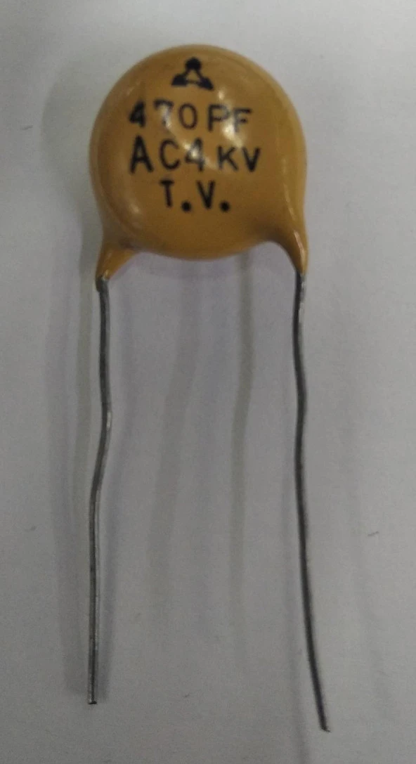 470Pf Ac4Kv Yüksek Voltaj Kondansatör ürün görseli 1