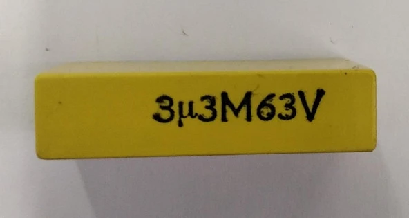 3,3Uf 63 V Kondansatör - Resim 2