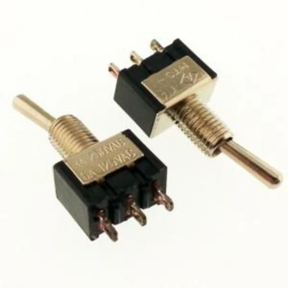 Switch Toggle Mts-102 On On 3 Pin Ic-139 ürün görseli 1