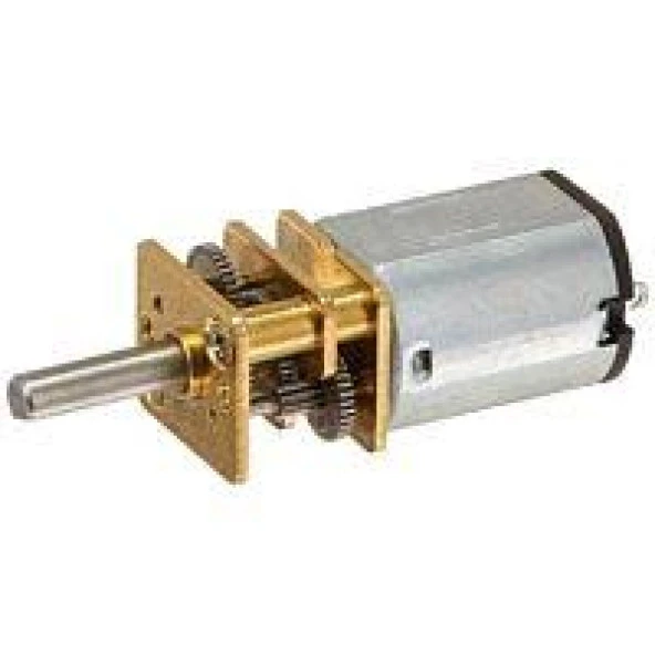 N20 6V Dc 1800 Rpm Micro Metal Redüktörlü Motor ürün görseli 1