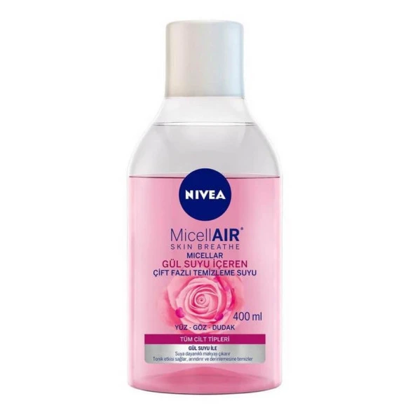 Nivea Aqua Rose Makyaj Temizleme Suyu 400 ml Organik Gül Suyu