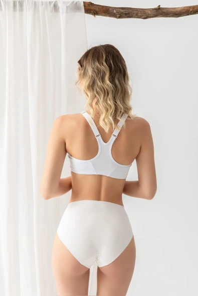 Gallipoli 1061 Kadın Pamuklu Önden Açılır Desteksiz Bralet Sporcu Medikal Sütyen - 3
