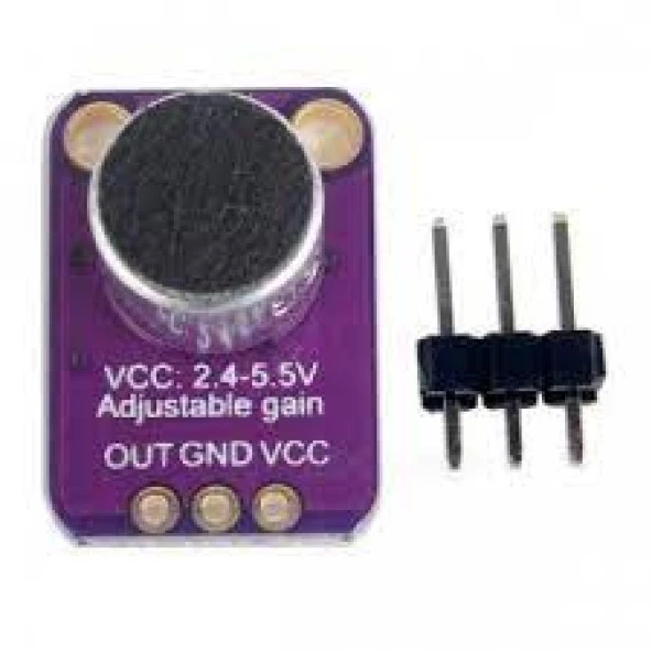 Gözelerelektronik-Max4466 Electret Mikrofon Modülü - Resim 2