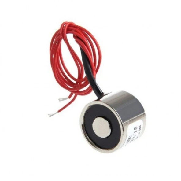 Gözelerelektronik-P20/15 12V Elektromıknatıs (2.5Kg Tutma Gücü) ürün görseli 1