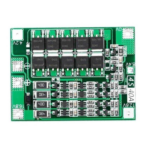 Gözelerelektronik-4S 40A Bms Batarya Koruma Kartı ürün görseli 1