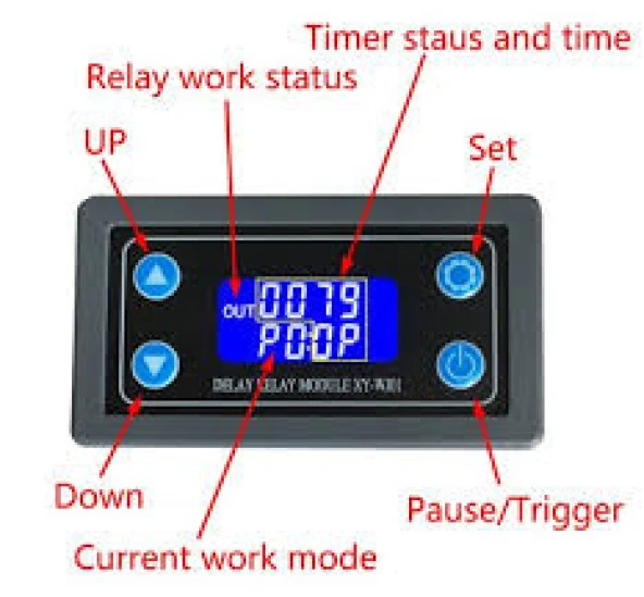 Gözelerelektronik-Xy-Wj01 Çok Fonksiyonlu Zaman Ayarlı Röle Modülü - Resim 4