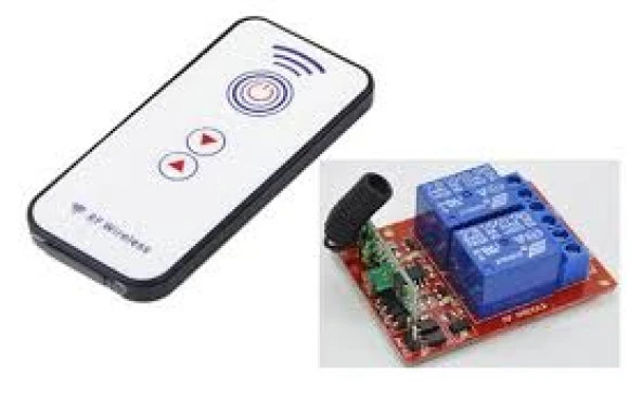 Dc 12 V 2 Kanallı Rf Uzaktan Kumanda 433Mhz