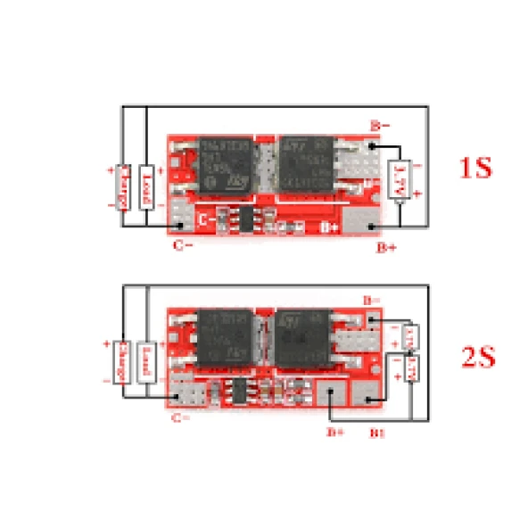 18650 Li-İon Lipo Bms 1S 10A Şarj Modülü - Resim 2