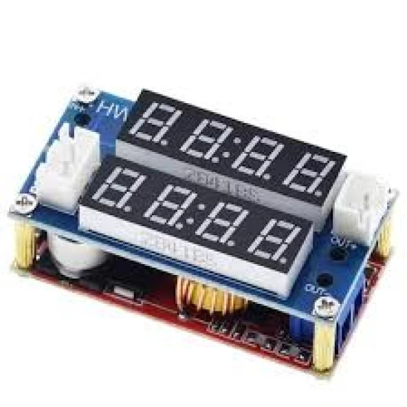 Gözelerelektronik-Xl4015 5A Voltaj Ayarlı Çift Ekranlı Gerilim Azaltıcı Modül ürün görseli 1
