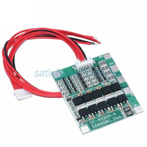 4S 30A 14.8V Bms Koruma Kartı - Resim 3