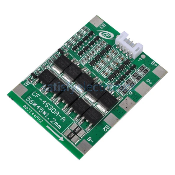 4S 30A 14.8V Bms Koruma Kartı - Resim 4