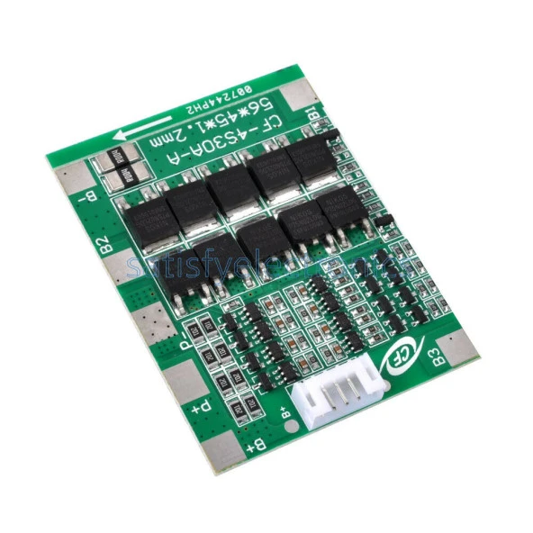 4S 30A 14.8V Bms Koruma Kartı - Resim 5
