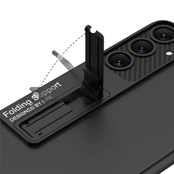 Vendas Samsung Galaxy S24 Plus Kılıf Zore Standlı Ays Kapak - 11