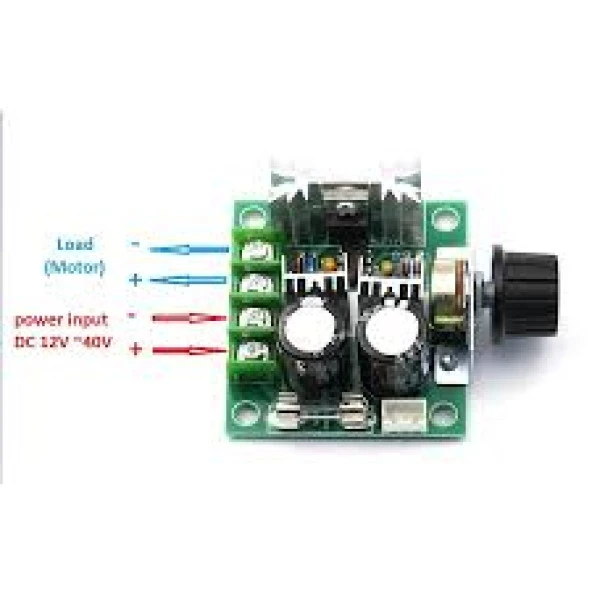 Gözelerelektronik Pwm Dc 12-40 V 10A Motor Sürücü Kartı (400W) - Resim 3