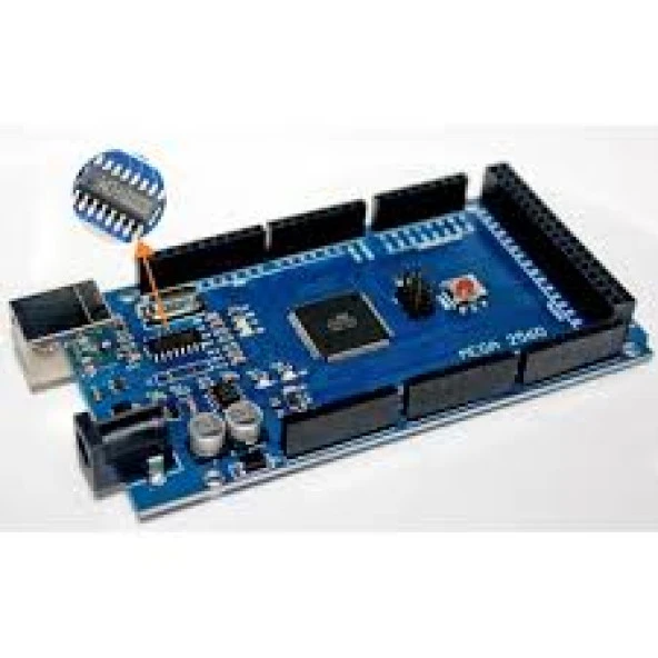 Arduino Mega 2560 R3 (Ch340 + Usb Kablo Dahil ) ürün görseli 1