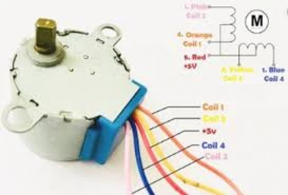 28Byj 5V Step Motor - Arduino (Sadece Motor) - Resim 3