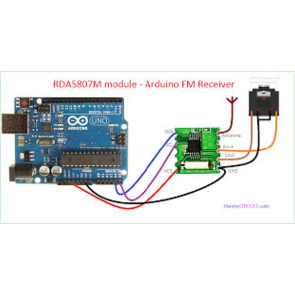 Rda5807M Fm Stereo Radio Module - Resim 3
