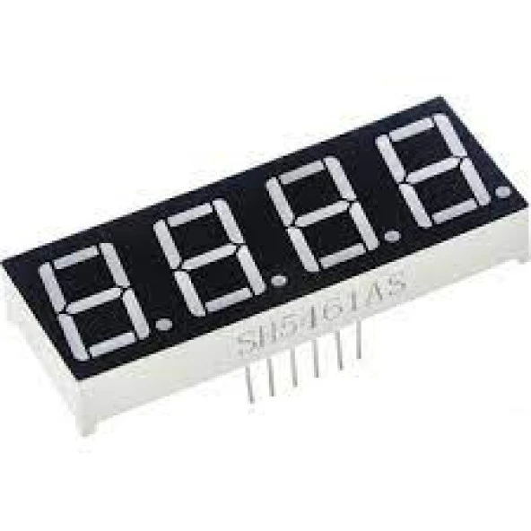 0.56" Kırmızı 4Lü 7-Segment Display Katot ürün görseli 1