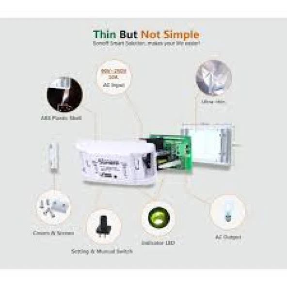 Gözelerelektronik-Sonoff Wifi Akıllı Ev Rölesi - Resim 2