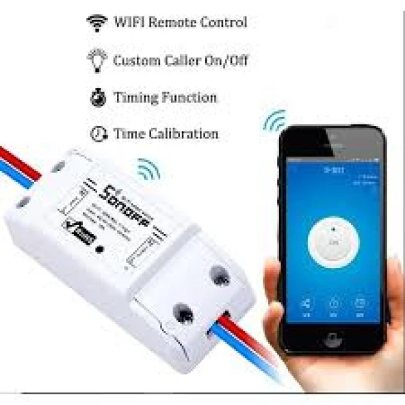 Gözelerelektronik-Sonoff Wifi Akıllı Ev Rölesi - Resim 3