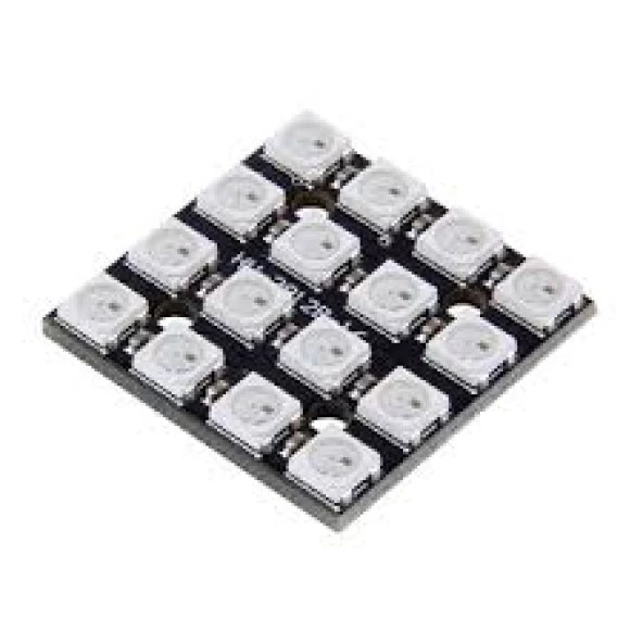 16 Bit 4*4 Ws2812B 5050 Rgb Led Modulü ürün görseli 1