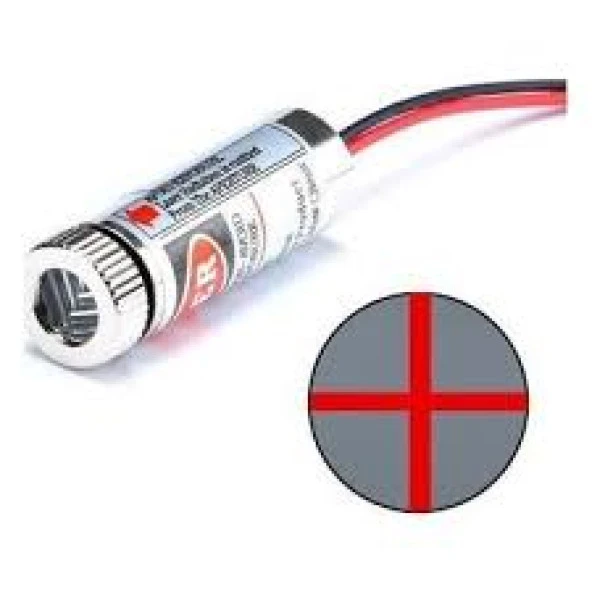 Gözelerelektronik-12Mm 650Nm 5Mw Kırmızı Çapraz Kafalı Lazer