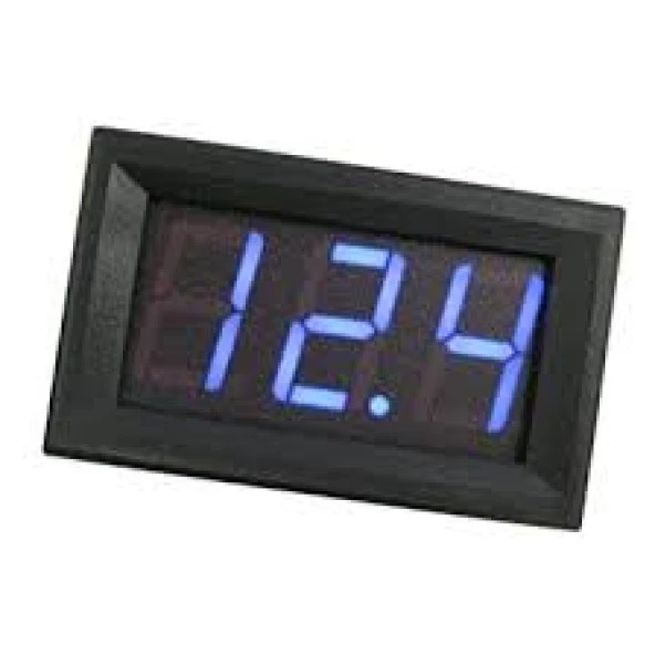 Gözelerelektronik-0.56" 0-100V 3 Kablolu Dc Mavi Voltmetre ürün görseli 1