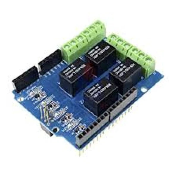 Arduino Dc 3.3V 5V 4  Kanallı Röle Shield ürün görseli 1