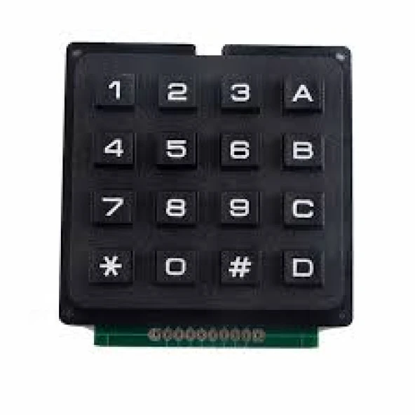 4X4 Siyah Tuş Takımı (Keypad) ürün görseli 1