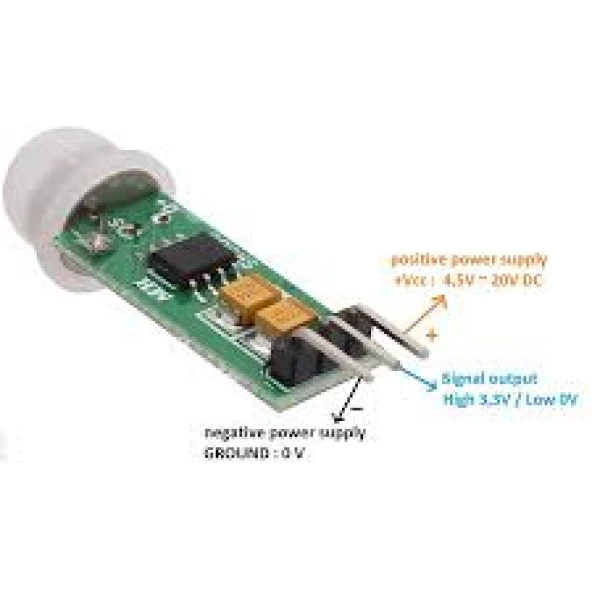 Gözelerelektronik-Hc-Sr505 Mini Pır Sensör Modülü ürün görseli 1