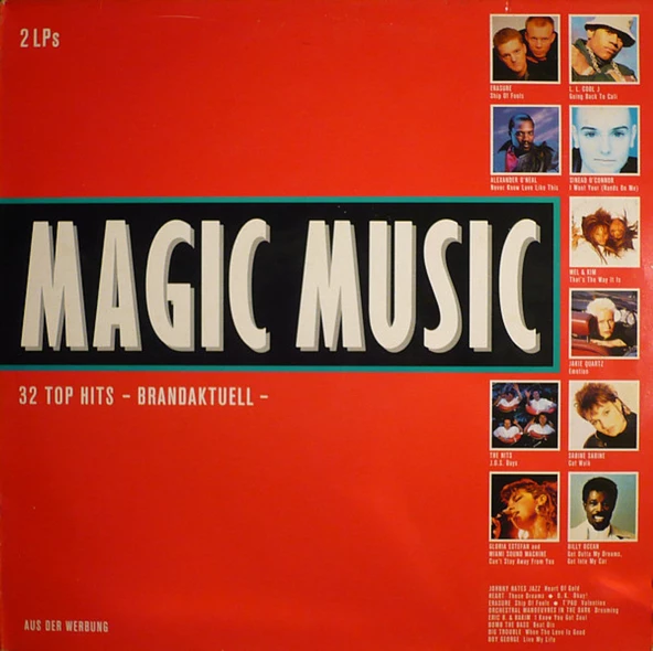 Magic Music - 32 Top Hits Brandaktuell Soul, Hiphop pop tarz Vinly  plak alithestereo