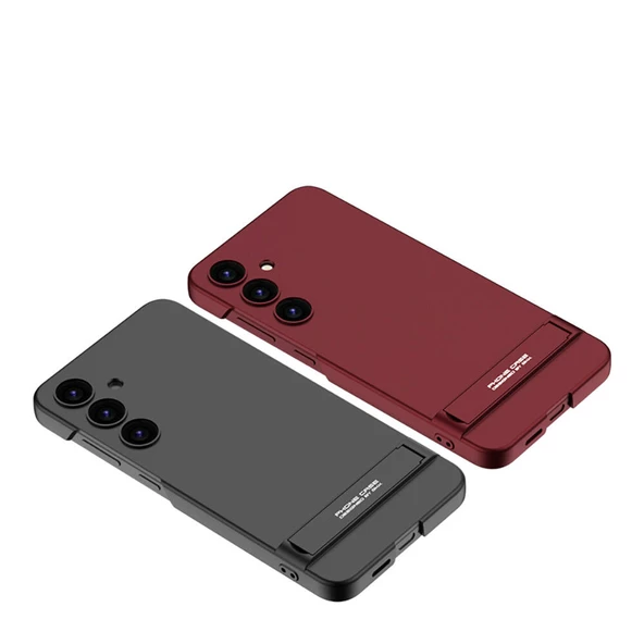 Vendas Samsung Galaxy S24 Plus Kılıf Zore Kamera Korumalı Dikey Standlı Ays Kapak - 11